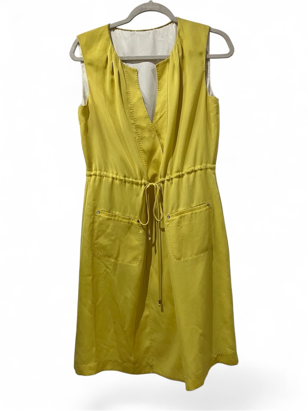 Elie Tahari Sz8 (see desc) Bright Yellow Dress, Lined
